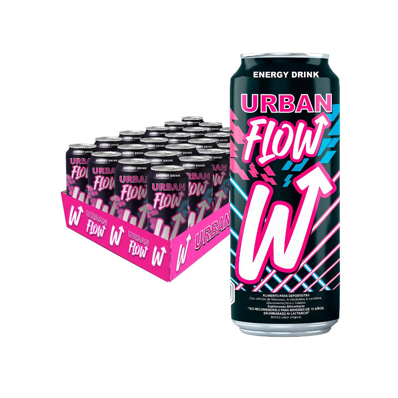 Urban Flow - Bebida Energizante Sabor Original Lata 500ml 24u